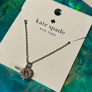 Kate Spade Silver Necklace with Gold Accent